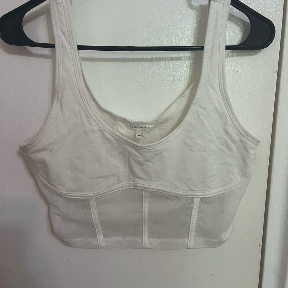 Aeropostale White Crop Top